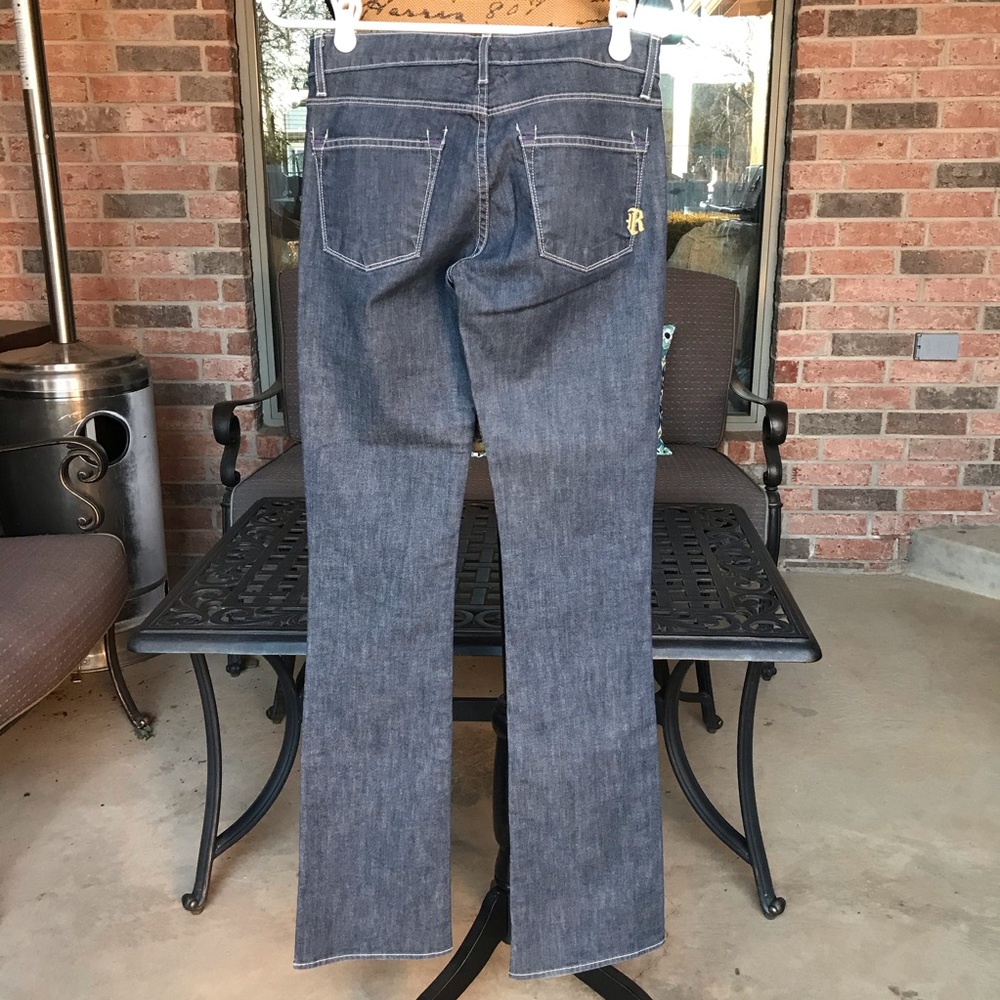 Rich & Skinny Sexy Bootcut Jeans, Rinse Deluxe Size 25 - Picture 4 of 6